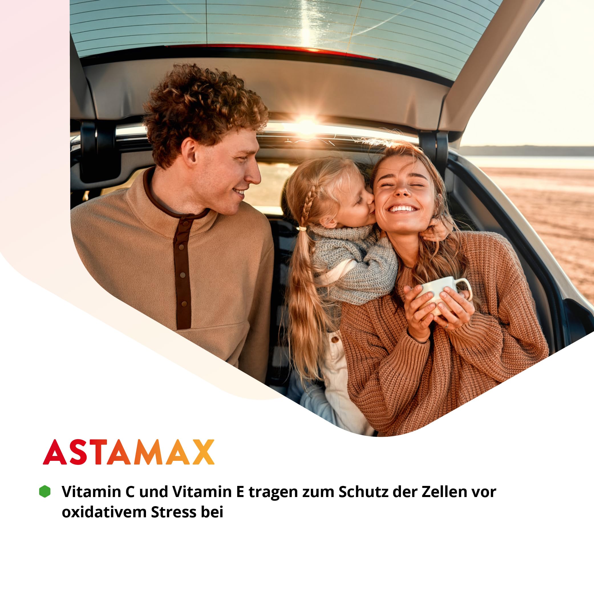 Vitals - Astamax 6mg hohe Dosis Astaxanthin 120 Softgel-Kapseln. Natürliches Astaxanthin aus Algen mit Vitamin C und E. Mit AstaReal vom Astaxanthin-Experten AstaReal
