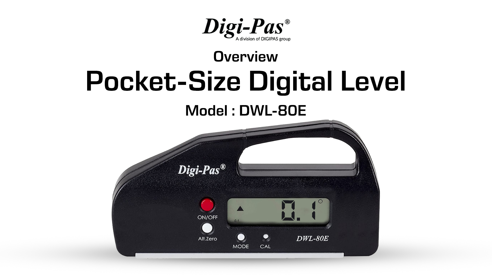 DigiPas DWL80E Nivel Digital de Bolsillo Magnético miniatura 7