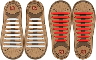INMAKER No Tie Shoelaces, Pack of 2, Elastic Shoe Laces for Kids and Adults
