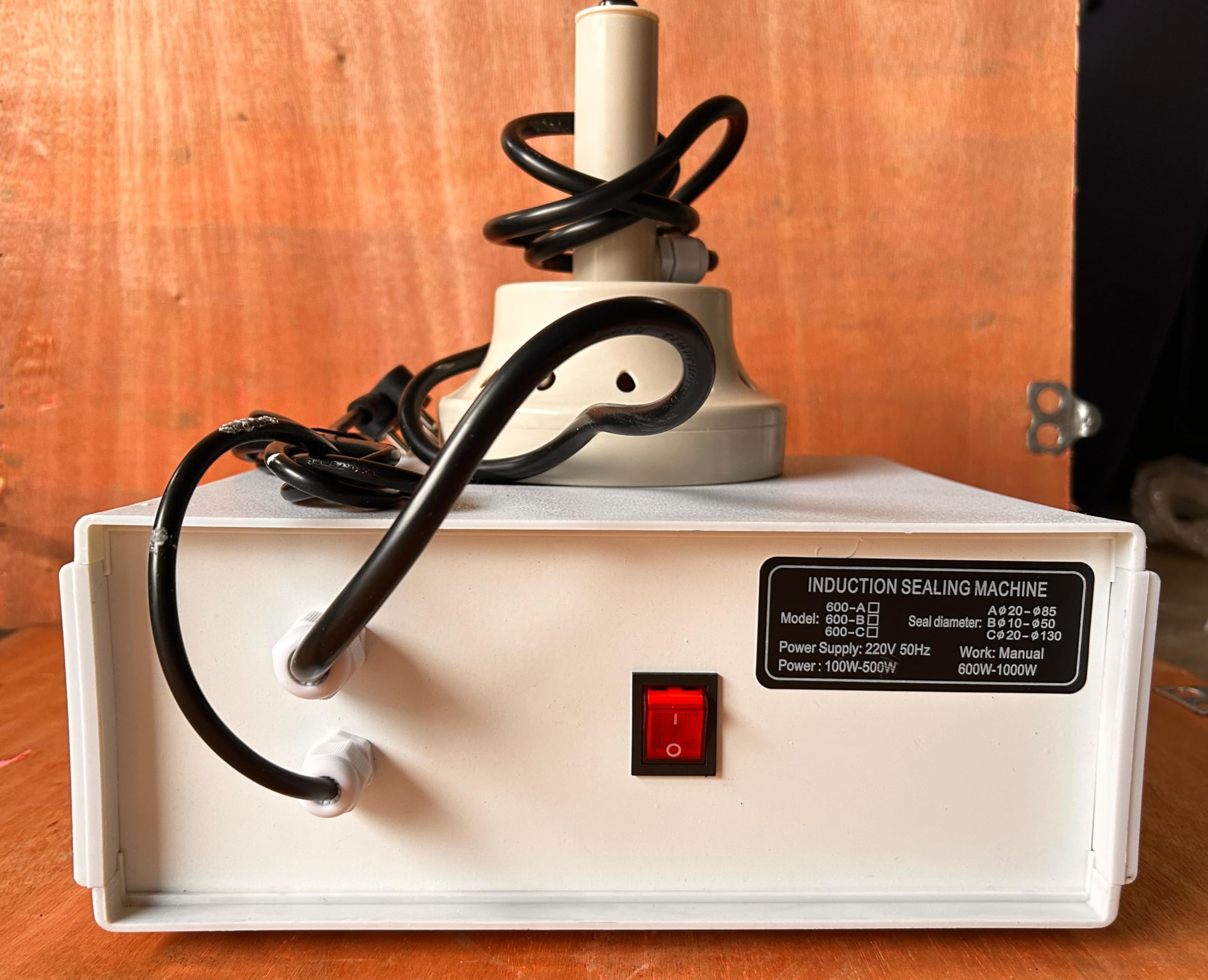 SGCE™ Manual Induction Sealer | Heavy Duty DGYF- 600 C Portable Induction Sealer | Electro-Magnetic Induction Sealing Package Machine | Seal 50pcs/min | Bottle Diameter: 20-120 mm 3
