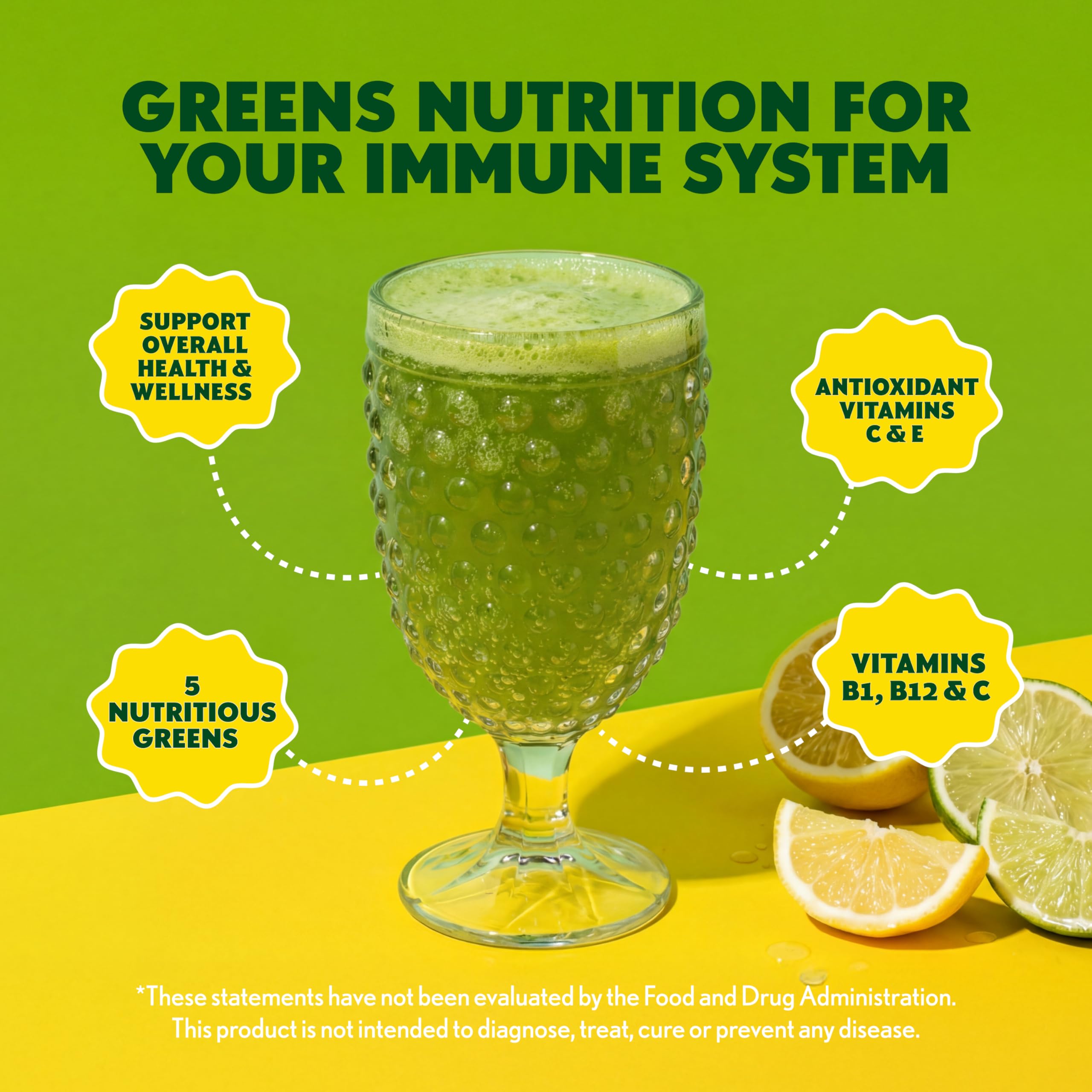 Amazing Grass Fizzy Green Superfood Tablets, Lemon Lime, 60 Count — Amazon image 7