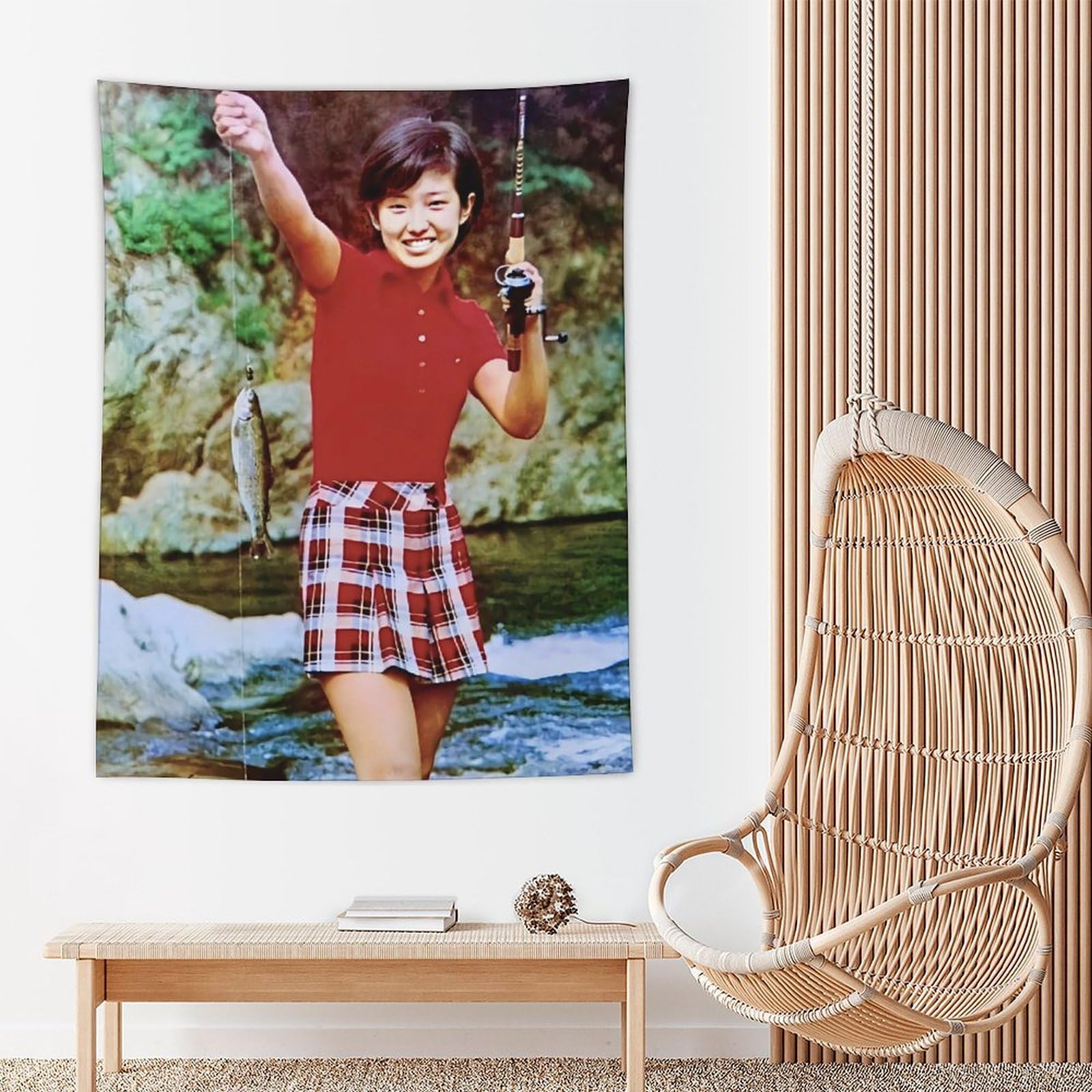 Amazon.co.jp: タペストリー 山口百恵 布ポスター インテリア