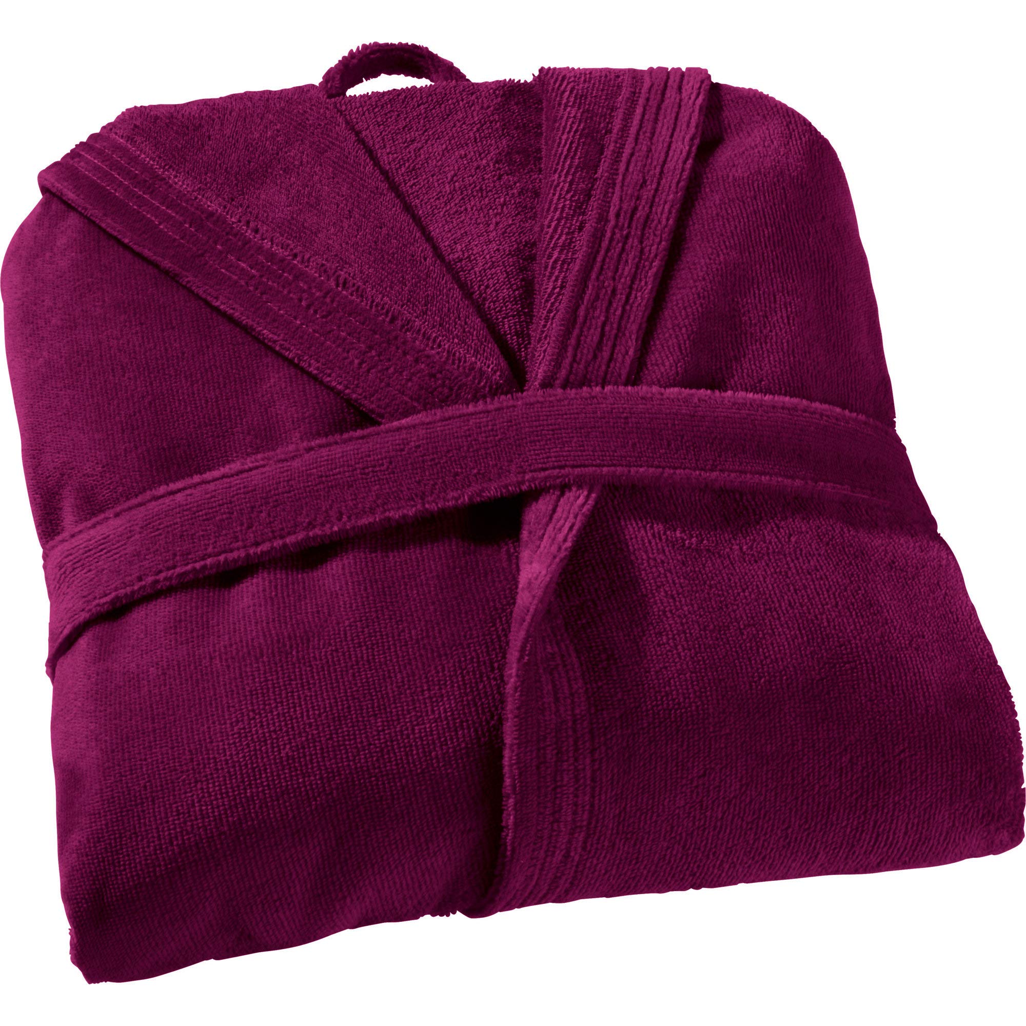 Erwin Müller Unisex-Bademantel, Morgenmantel, Saunamantel, Frottier, Serie Heidenheim - hochwertige Spitzenqualität, mit Kapuze, Bindegürtel und Zwei Eingriffstaschen Velours