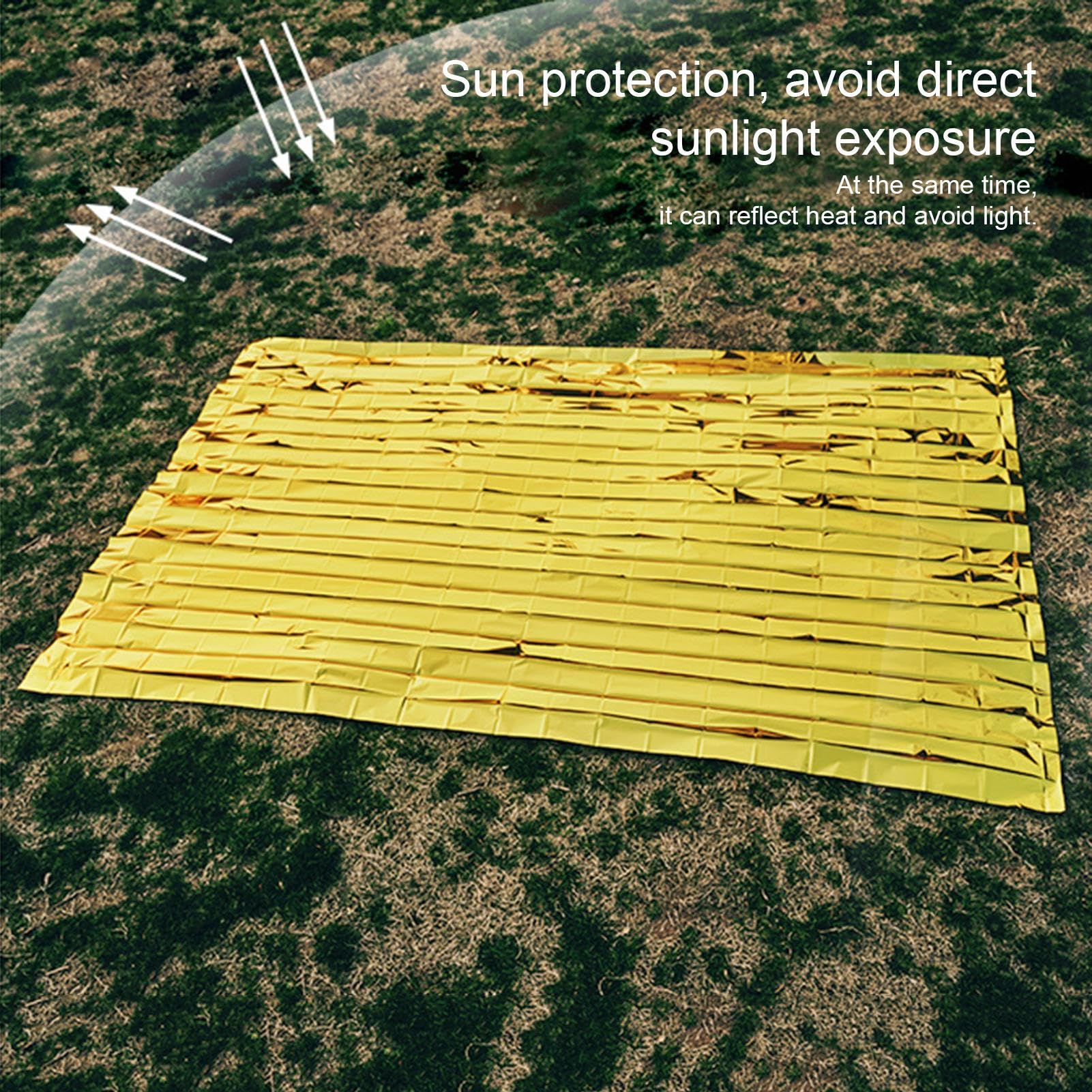 Amazon.co.jp: サバイバルシート サーマルブランケット 防災用品