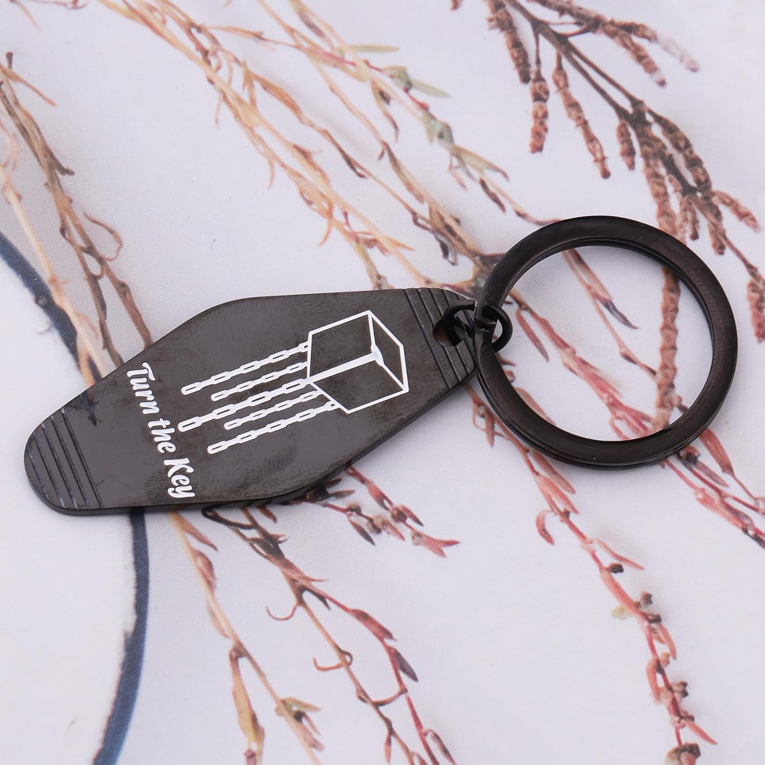LQRI Horror Movie Inspired Gifts Turn The Key Keychain For Party Favor Scary Movies Lovers Halloween Souvenirs For Fans