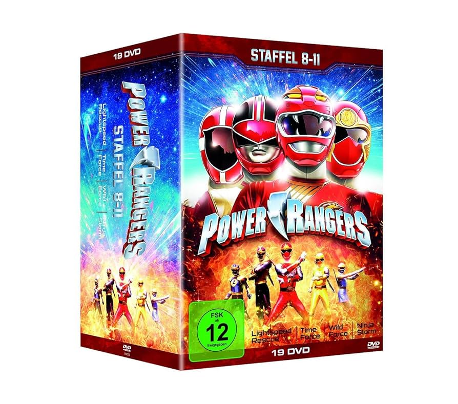 Power Rangers-Staffel 8-11 (19 Dvds): Amazon.co.uk: Power