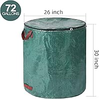 Vista 3 de Bolsas de basura de jardín de 132 galones y bolsas de basura de jardín de 72 galones
