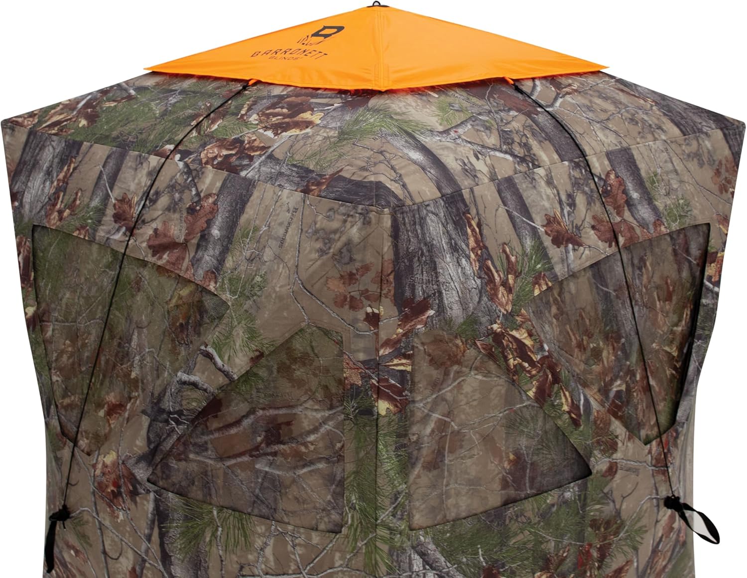 Barronett Blinds® 4-Sided Blaze Orange Safety Cap, for Use with 4-Sided Hunting Blinds, Safety During Hunting, Attaches Quickly and Easily, Blaze Orange, BA706