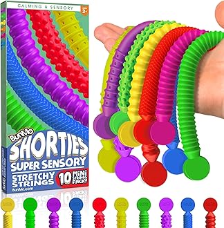 Shorties Super Sensory Stretchy Strings 10pk