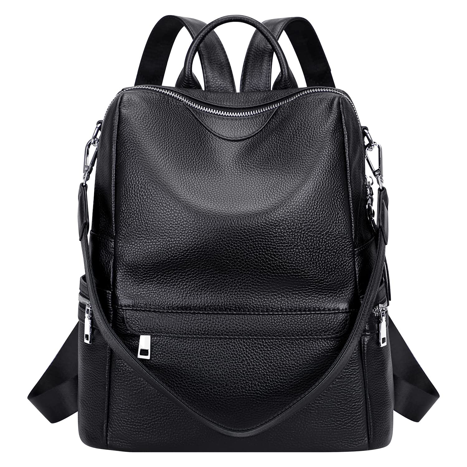 ALTOSY Leather Backpack for Women Elegant Genuine Backpack Purse Ladies Leather Shoulderbag