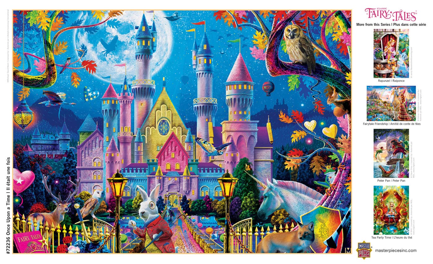 Baby Fanatic Masterpieces 1000 elementów puzzle dla dorosłych, rodziny lub dzieci - Once Upon a Time - 49 cm x 68 cm