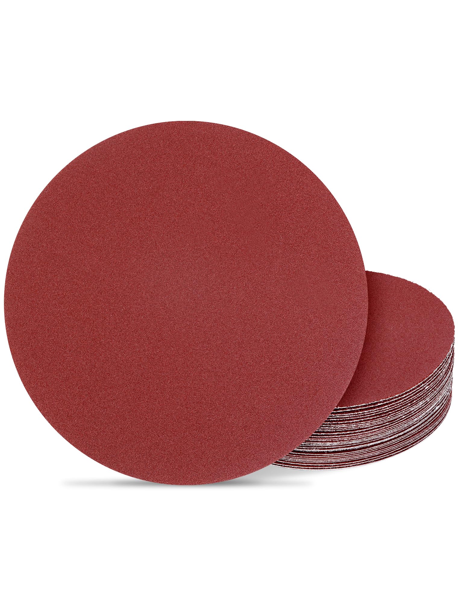 150mm Sanding Discs 240 Grit, 6 Inch Sandpaper Hook and Loop Disc Sanding Pads for Random Orbital Sander(25pcs) — image 1