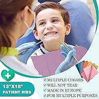 Vista 5 de Newwiee 750 Piezas Baberos Dentales Desechables a Granel Impermeables Hoja de Tatuaje Cubierta de Bandeja para Pacientes para Arte de Uñas de Arco