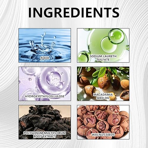 Silver Gray Hair Dye Cream - Permanent DIY Hair Color (6 Colors)(Brown,100 Ounce (Pack of 1))