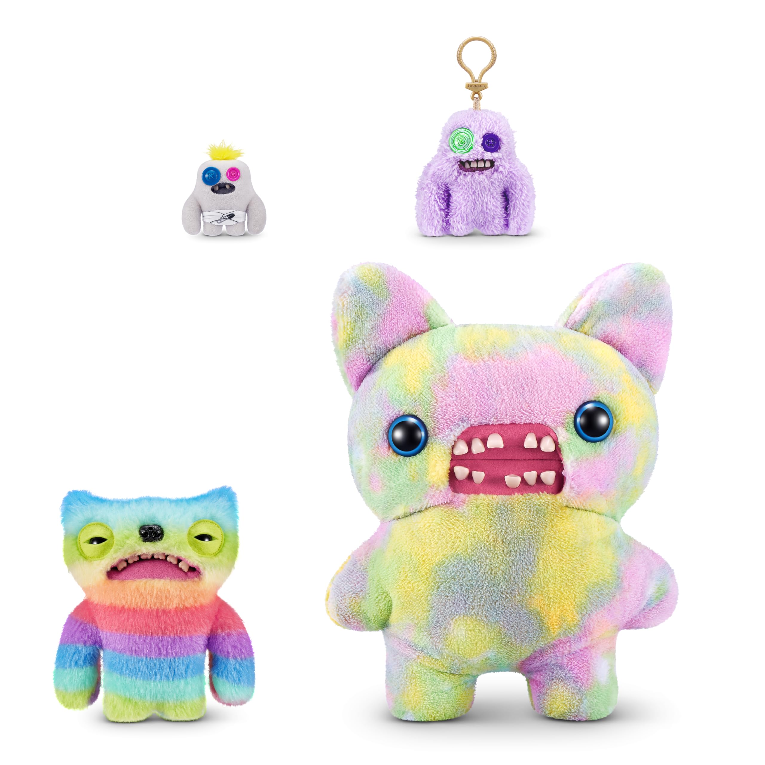 Fuggler Fart Face 9-inch by ZURU, Funny Ugly Monster Plush Toy, Soft Doll Plushies for Kids and Adults (Wide Eyed Weirdo) - Image 3