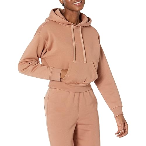Amazon Essentials Womens Hoodies - Crop Pullover Sweatshirt (Available in Plus Size)