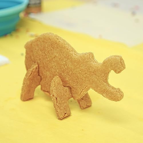 Miniatura 7 de Juego de cortador de galletas de animales Safari 3D – Elefante, hipopótamo, león, jirafa para niños, diversión para hornear – Perfecto para galletas