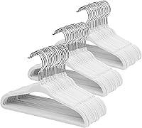 Vista 23 de ManGotree Perchas de terciopelo para bebé con gancho giratorio de oro rosa de 360°, colgador antideslizante de 11 pulgadas, perchas infantiles ultra