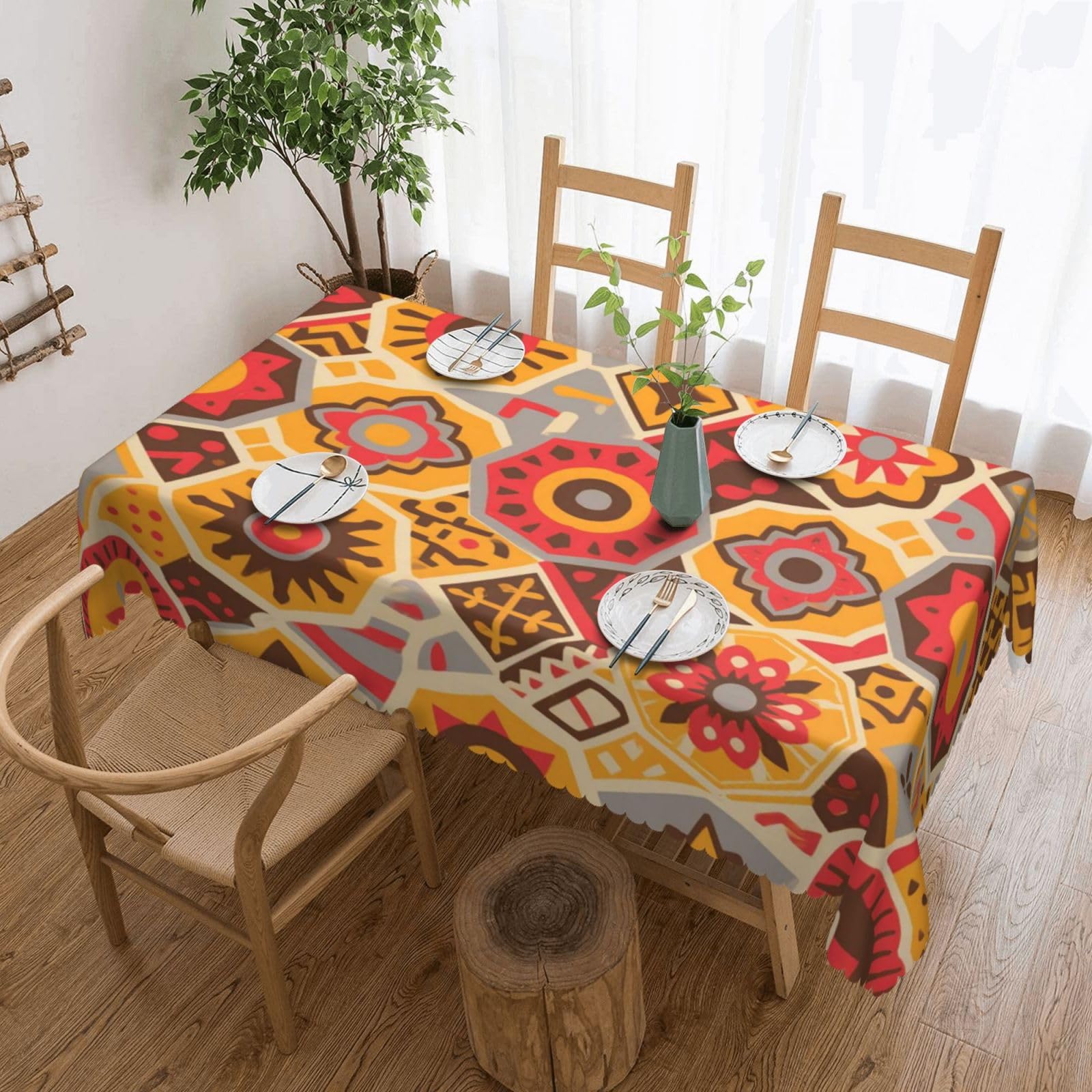 Nappe motif géométrique haut de gamme nappe décoration de table