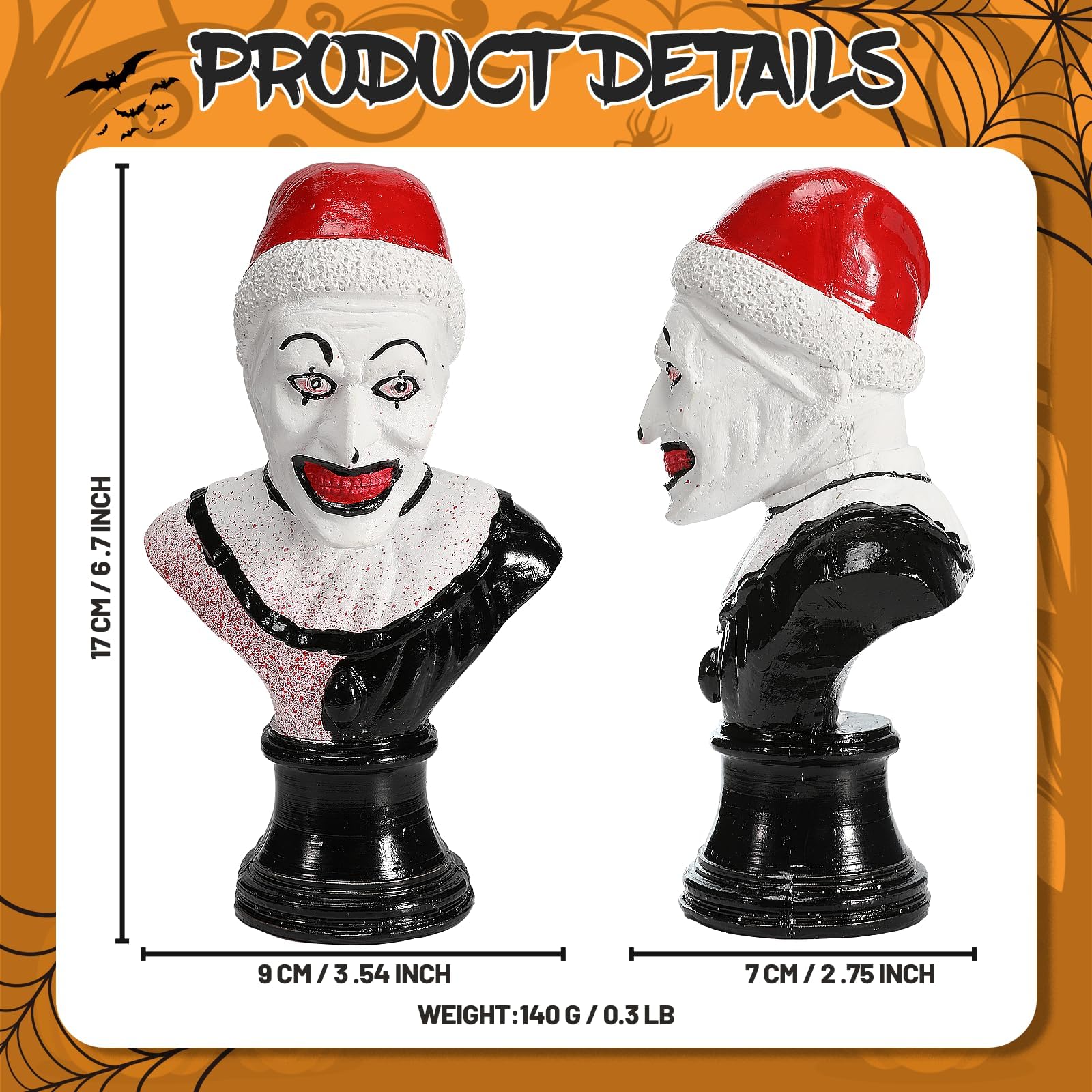 Amazon.co.jp: Terrifier Statue Art ピエロフィギュア ホラー映画