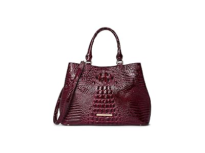 Brahmin Denise Tote Handbags Cherry Lacquer, Leather