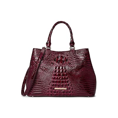 Brahmin Denise Tote Handbags Cherry Lacquer, Leather