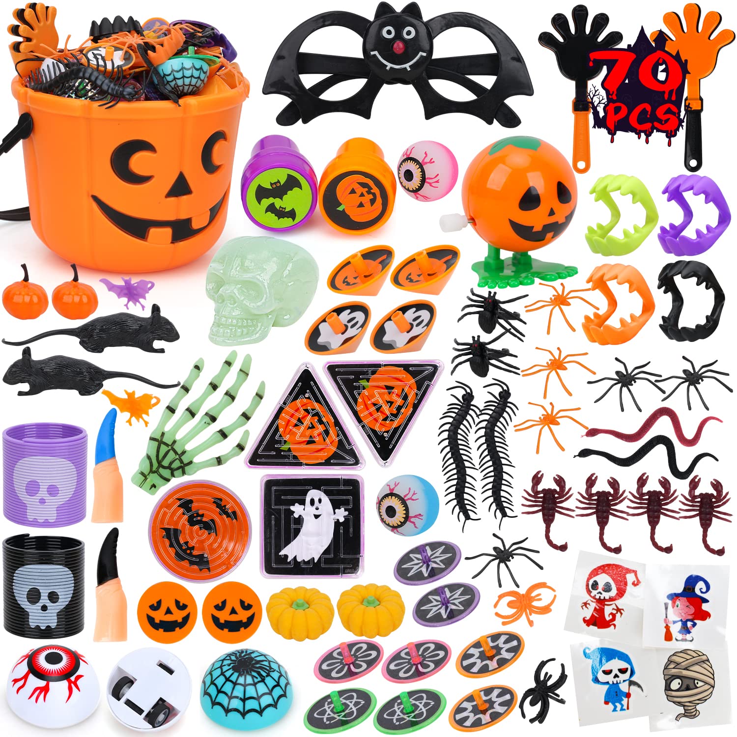 Amazon.co.jp: TOY Life ハロウィンパーティーグッズ 子供用 70ピース