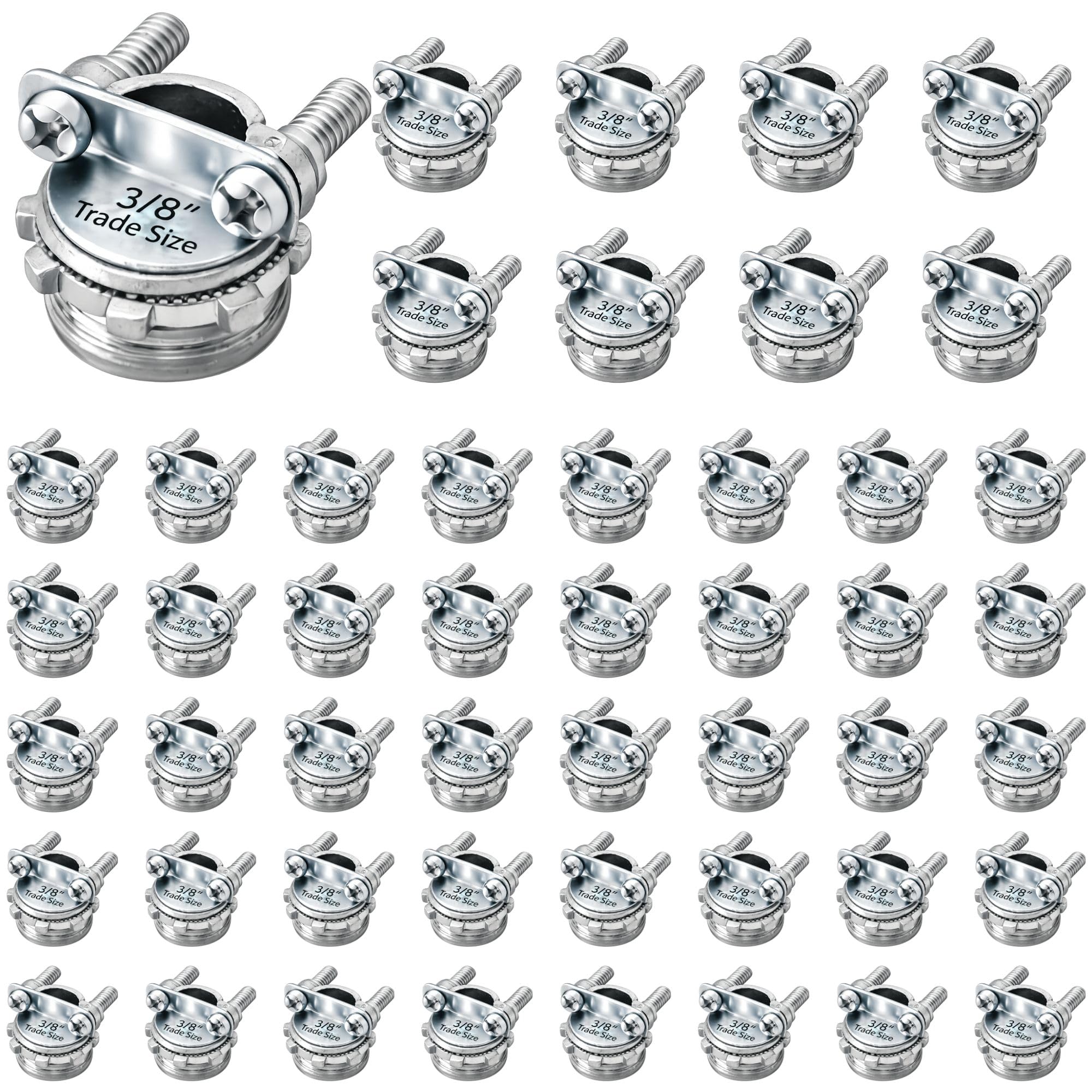 Airmont Products (50 PACK) Airmont Products 3/8 Inch Clamp Type NM - electrical connectors | Mubboo