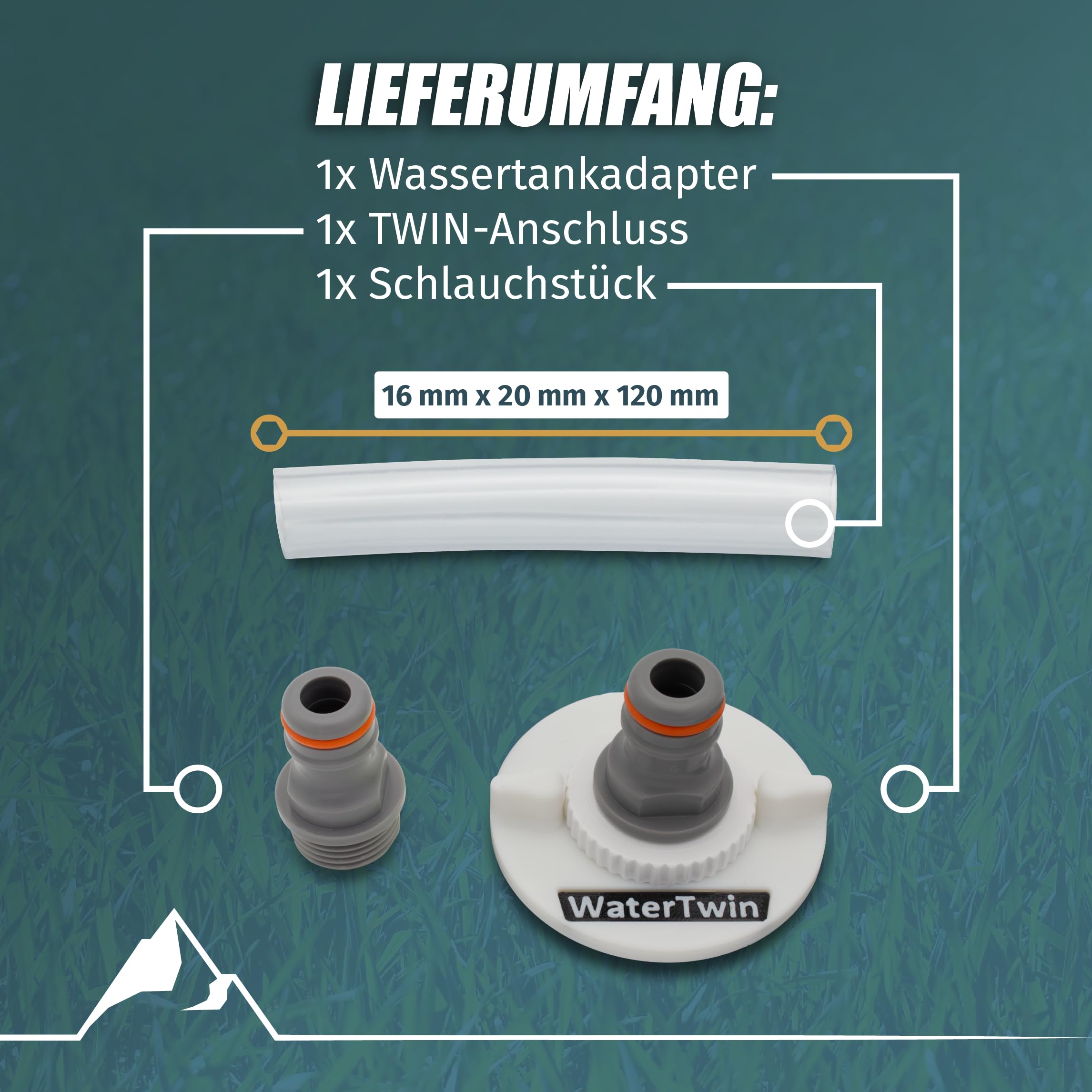 Jeffergarden Adaptateur de recharge de bouteille de CO2 avec tuyau de