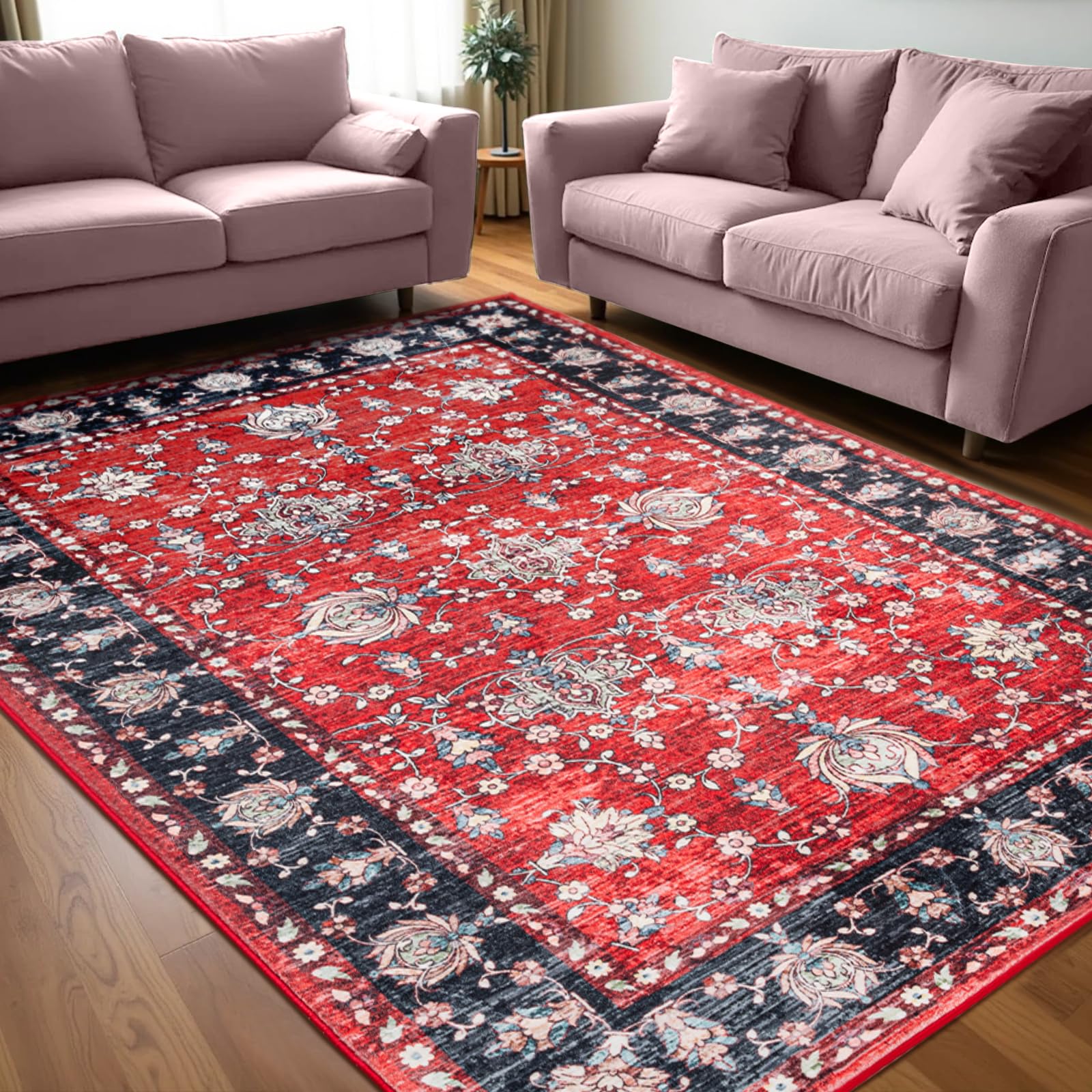 Amazon.com: CRYPTOLITE Area Rug for Living Room, 6x9 Machine