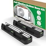 Forestchill Rubber Floor Mount Base Kit for Mini Split Air Conditioner Condenser, 2 Pack Mini Split Anti Vibration Mounting Bracket, Fits 9,000 to 36,000 BTU, Up to 1100 lbs