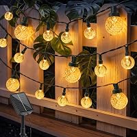 FIFlying Lucine Solari da Esterno 120 LED 20M Luce Bianca Calda IP65 Impermeabile