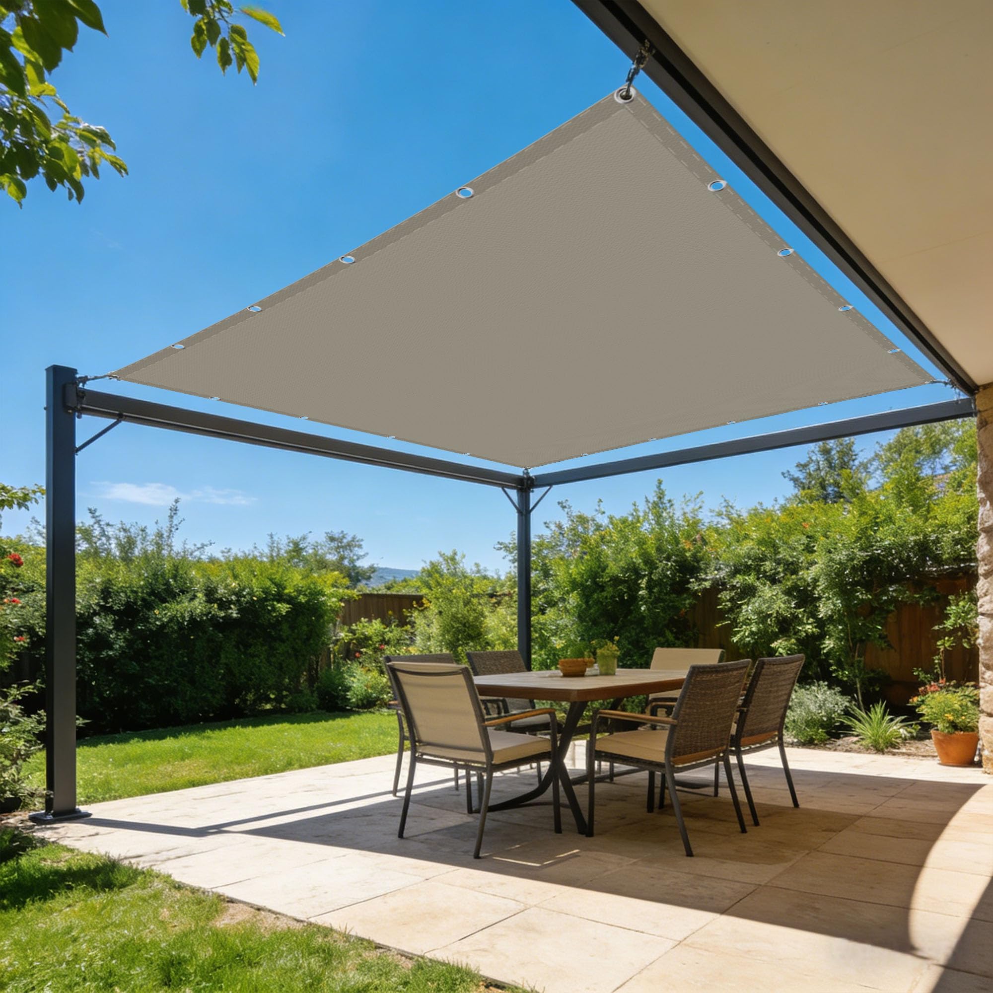 Voiles ombrages pour balcon afin de bloquer les rayons UV