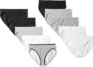 Sponsored Ad - Amazon Essentials Women's Cotton High Leg Brief Underwear, Multipacks (Available in Plus Size)