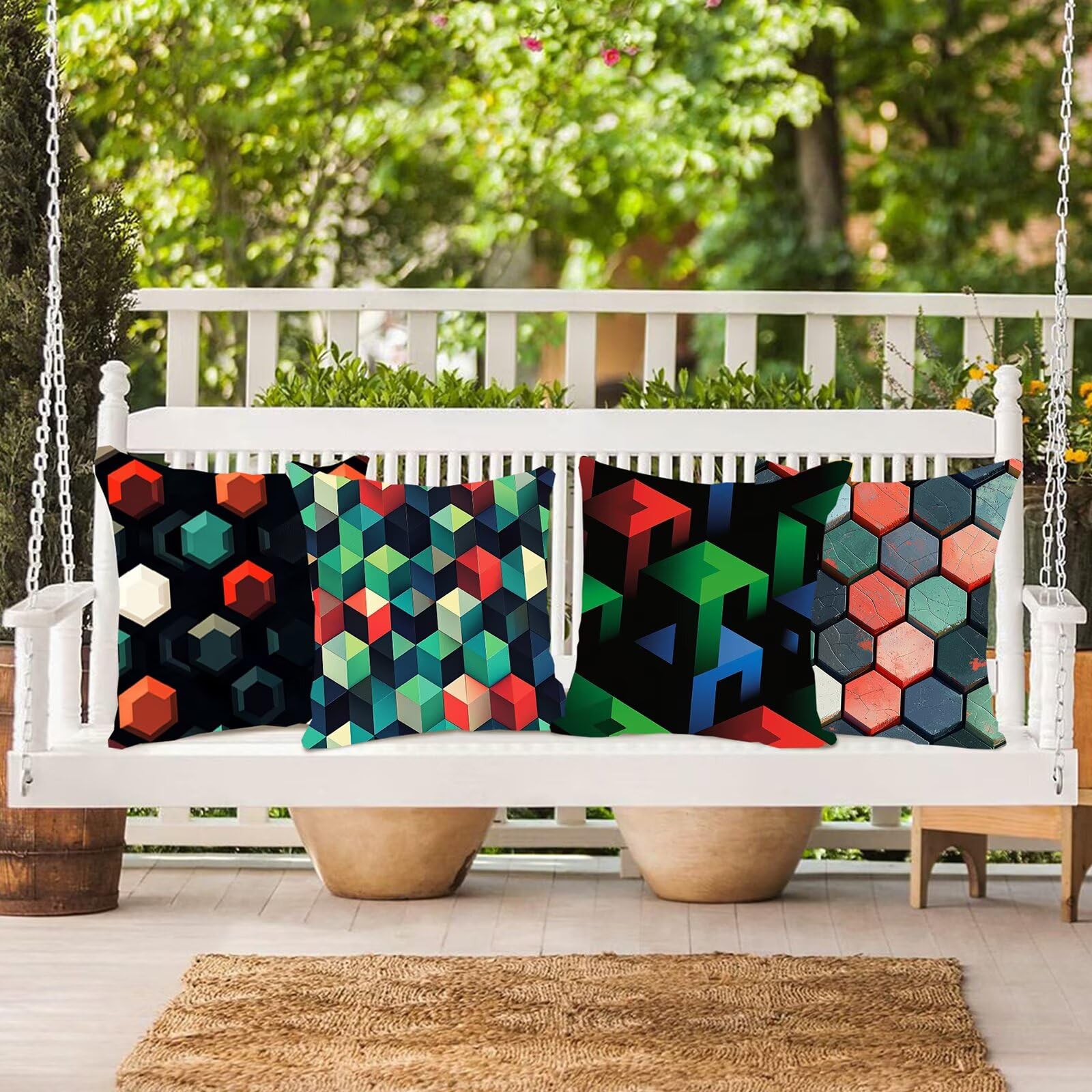 Kissenbezug 55x55 4er Set Samt Kissenhülle Dekorative Sofakissen Quadratische Dekokissen Zierkissenbezug Farbe Kissenbezüge mit Verstecktem Reißverschluss für Wohnzimmer Sofa Einfach 1 F0P-303