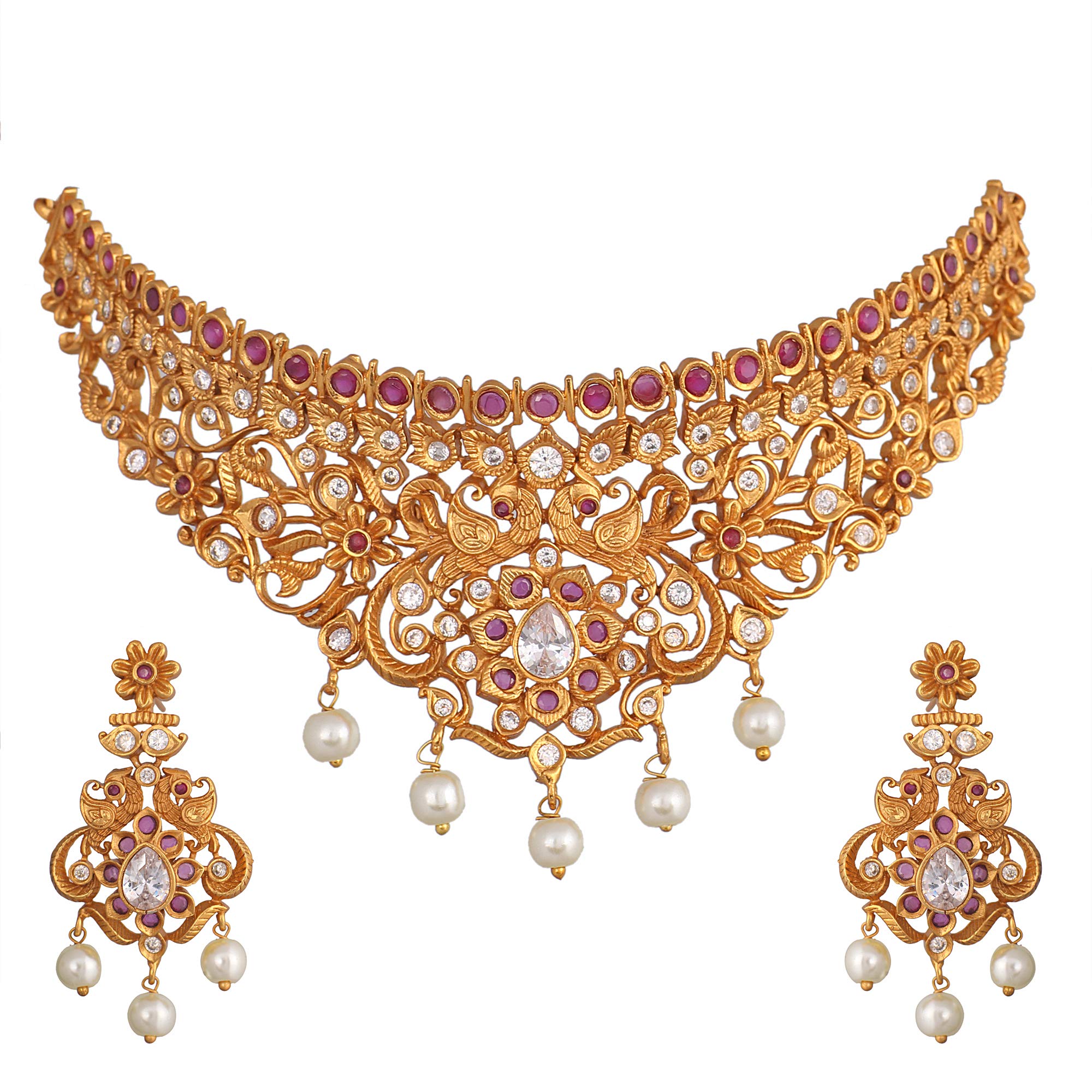 See full amazon price history chart for TARINIKA Antique Gold Plated Priyanka Choker Set with Peacock Design - Jewelry Set for Women Perfect for Ethnic occasions | Traditional Jewellery For Women | 1 Year Warranty* TARINIKA Antique Gold Plated Priyanka Choker Set with Peacock Design - Jewelry Set for Women Perfect for Ethnic occasions | Traditional Jewellery For Women | 1 Year Warranty* (B08MY2ZDWT) Amazon Price History, Amazon Price Tracker