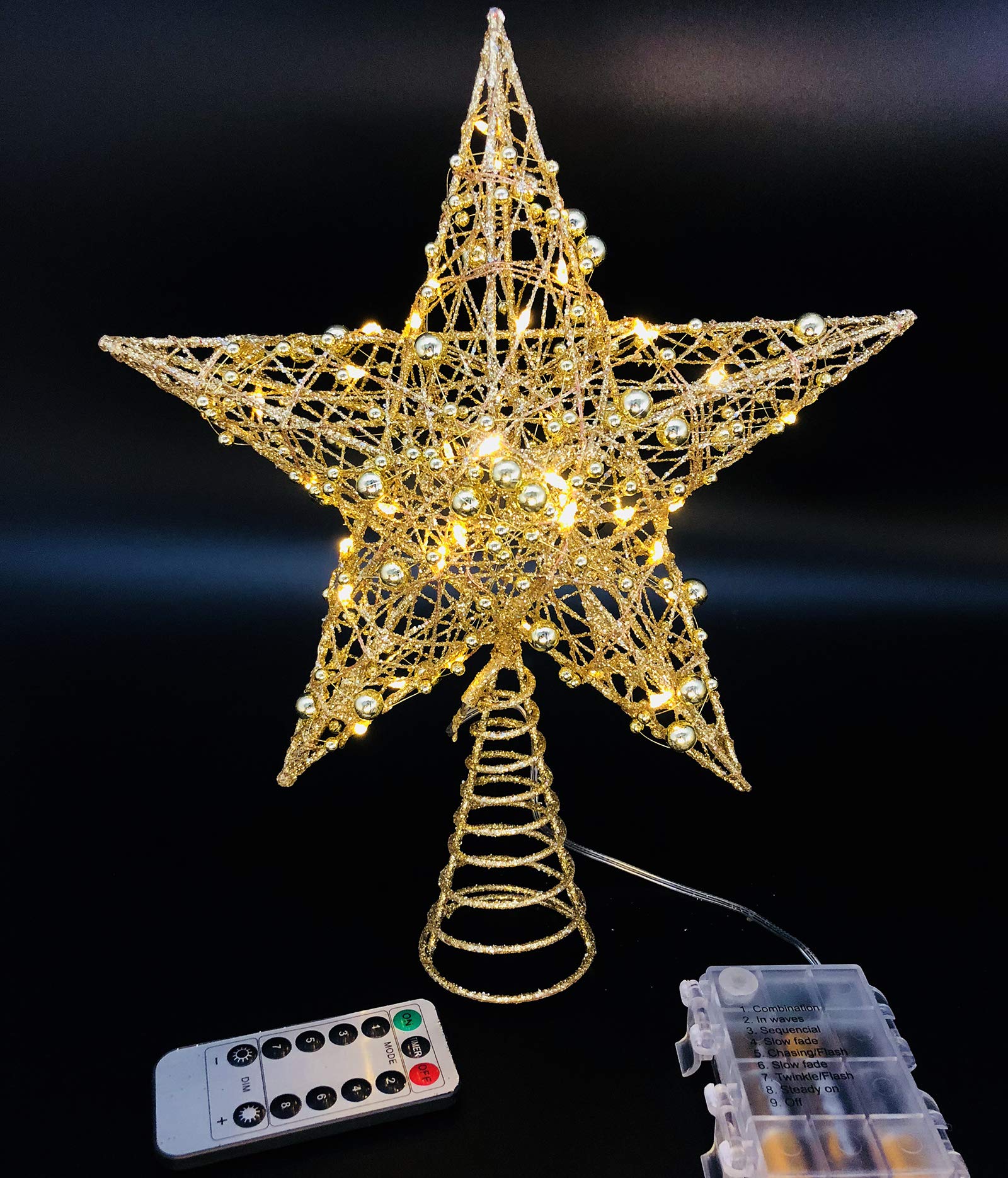 Buy NIGHTGRING Christmas Tree Topper Star LED Lights Star Treetop