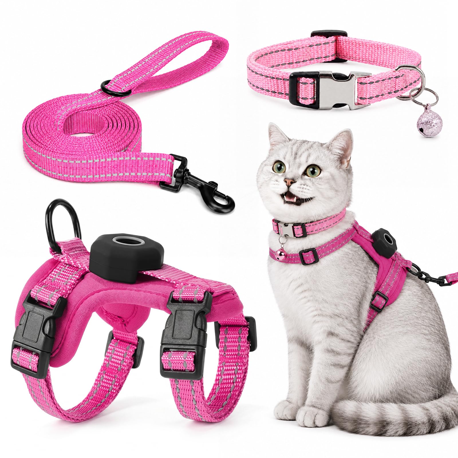 Cat Harness and Lead Set Escape Proof Cat Harness Vest Harness