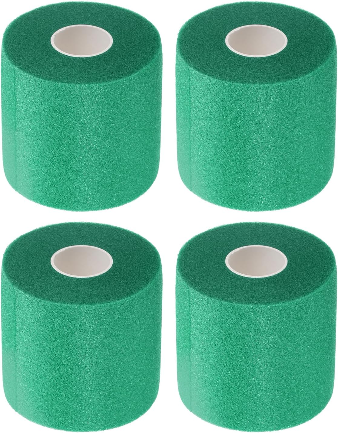 PATIKIL Foam Pre Wrap Athletic Tape 2.75 Inch x 30 Yards, 4 Rolls Non-Adhesive Prewrap Headbands for Hair Soccer Sport Wrists Elbows Knees Ankles, Orange