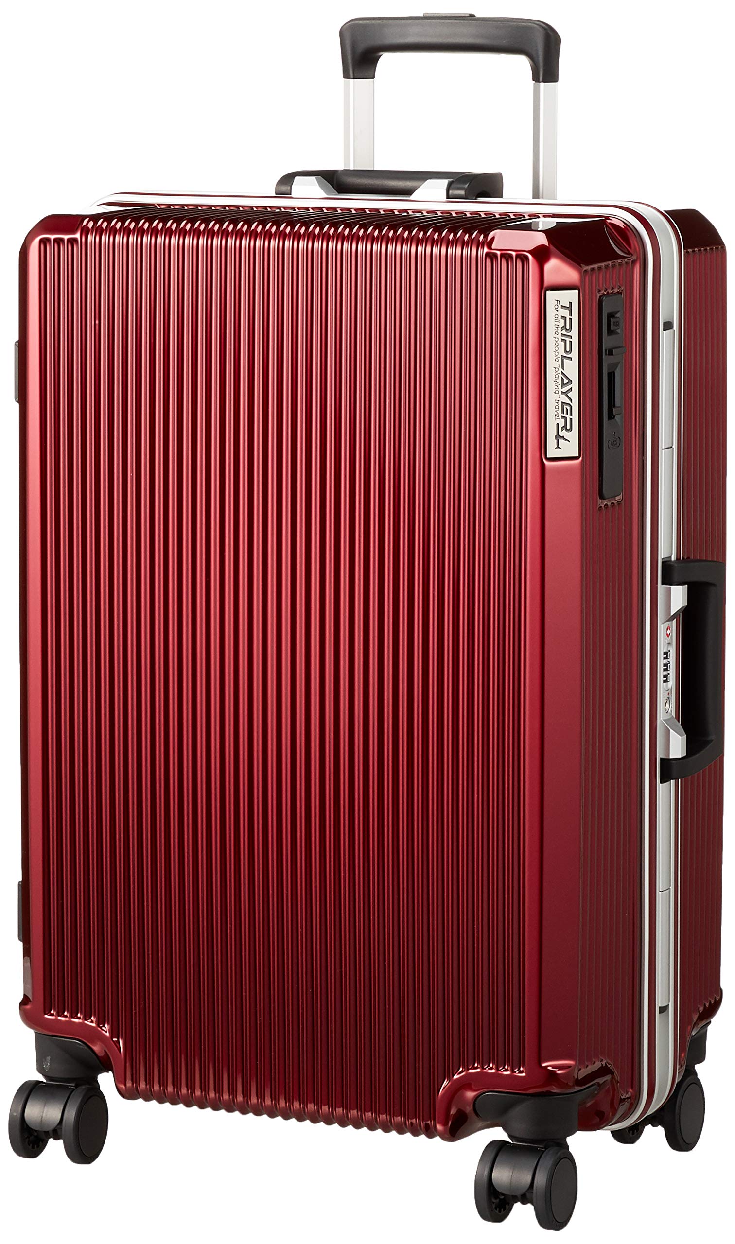 Amazon | [エー・エル・アイ] スーツケース TRIPLAYER 63 cm ワイン