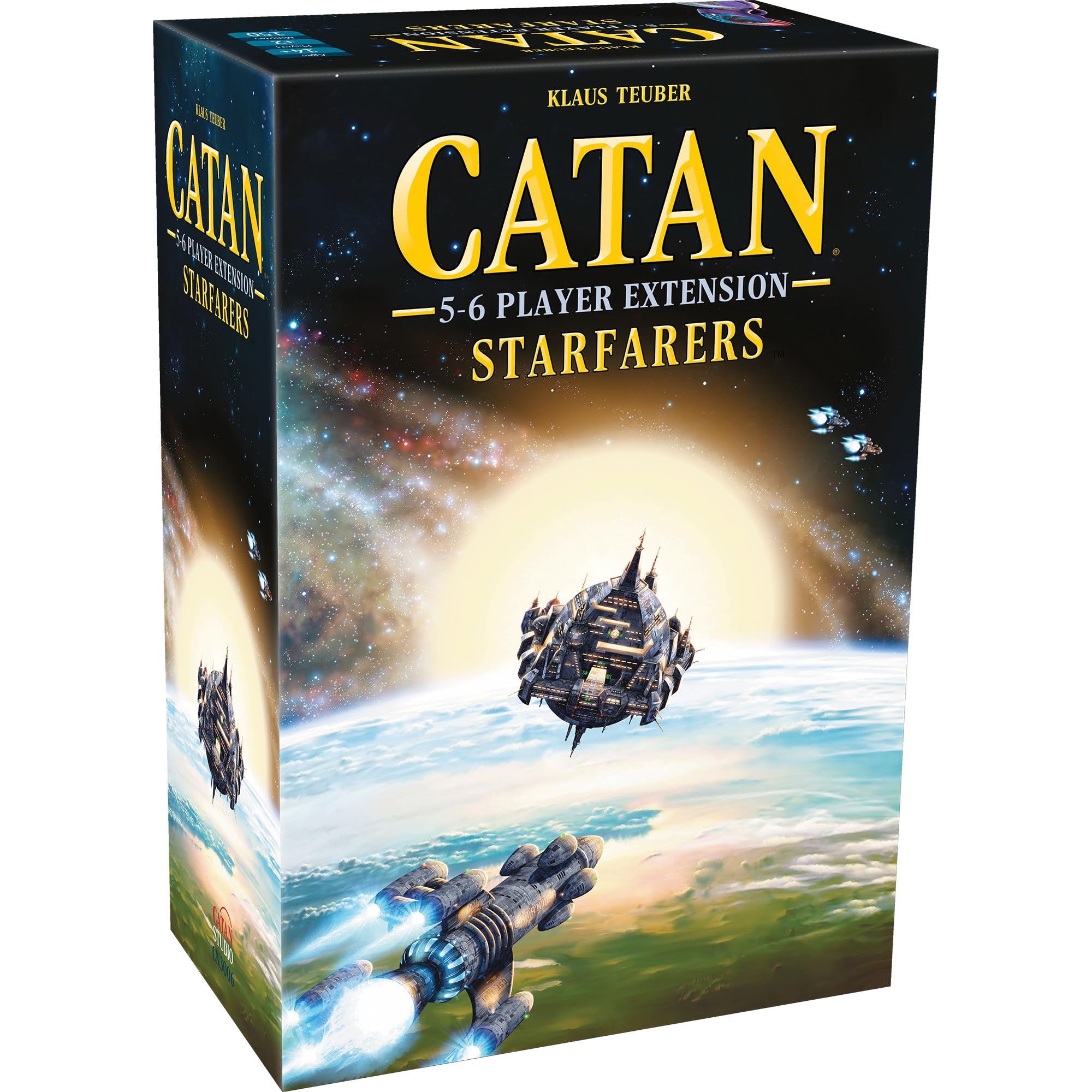 CATAN Starfarers Board Game Extension Allowing a Total of 5 to 6 Players for The CATAN Starfarers Board Game 2nd Ed. Board Game for Adults and Family Adventure Board Game Made by Catan Studio (CN3006)