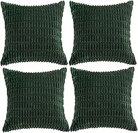 Vista 93 de Fancy Homi - Paquete de 4 fundas de almohada decorativas boho negras de 20 x 20 pulgadas para sala de estar, sofá, cama, decoración rústica moderna