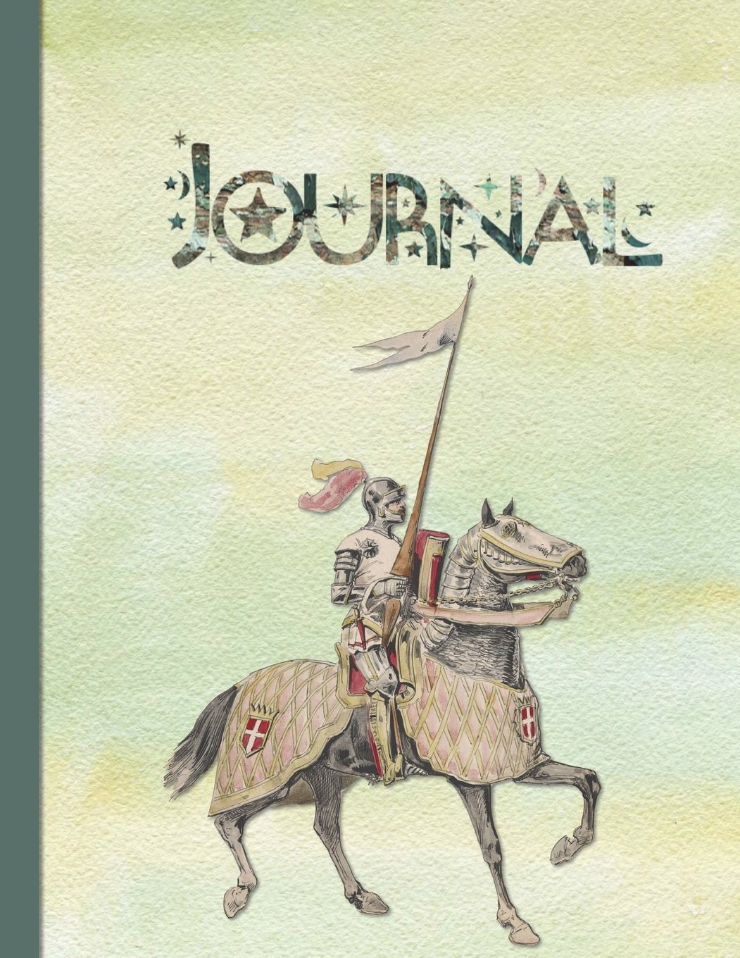 Journal: Knight Joust Theme - 8.5"x 11" Paperback notebook with Calendar Date Header on 150 lined pages (Journal with Lined pages and DIY Calendar Date and Page Header)