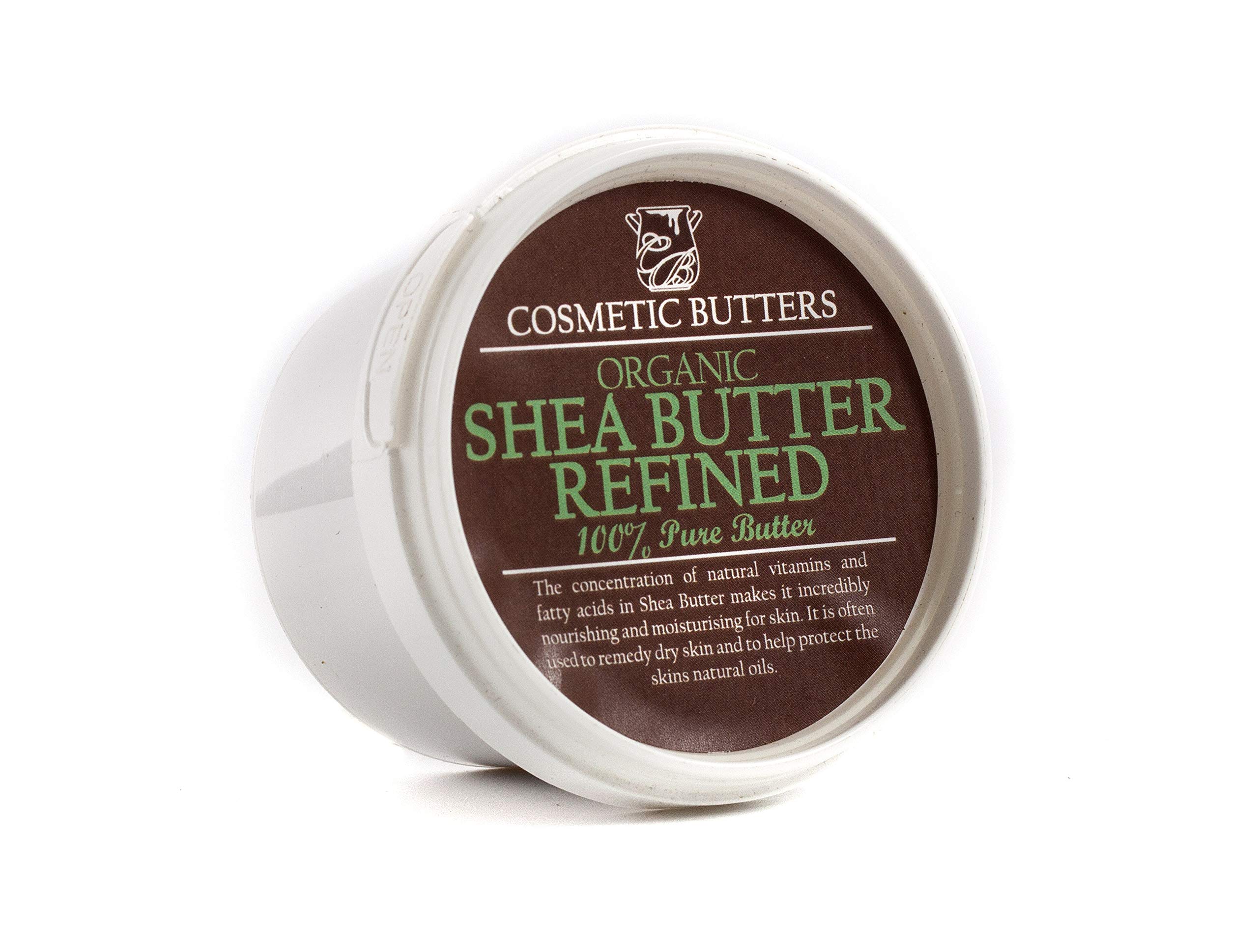 Mystic MomentsShea Butter Refined Organic Butter 100g - Pure & Natural Cosmetic Butters Vegan GMO Free