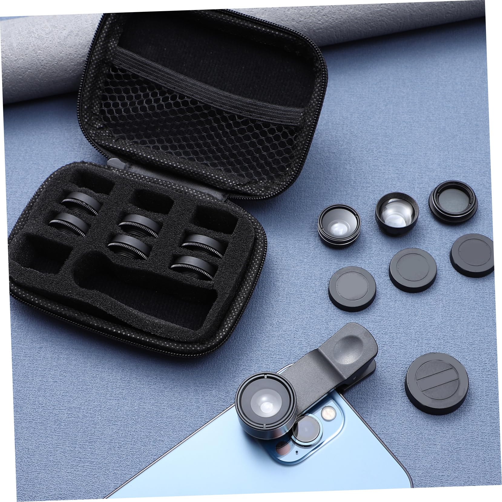 DOITOOL 3 Set - Un Kit Di Lenti Per Fotocamera Per Telefono Cellulare Filtro Grandangolare Macro Fisheye Facile Da Usare