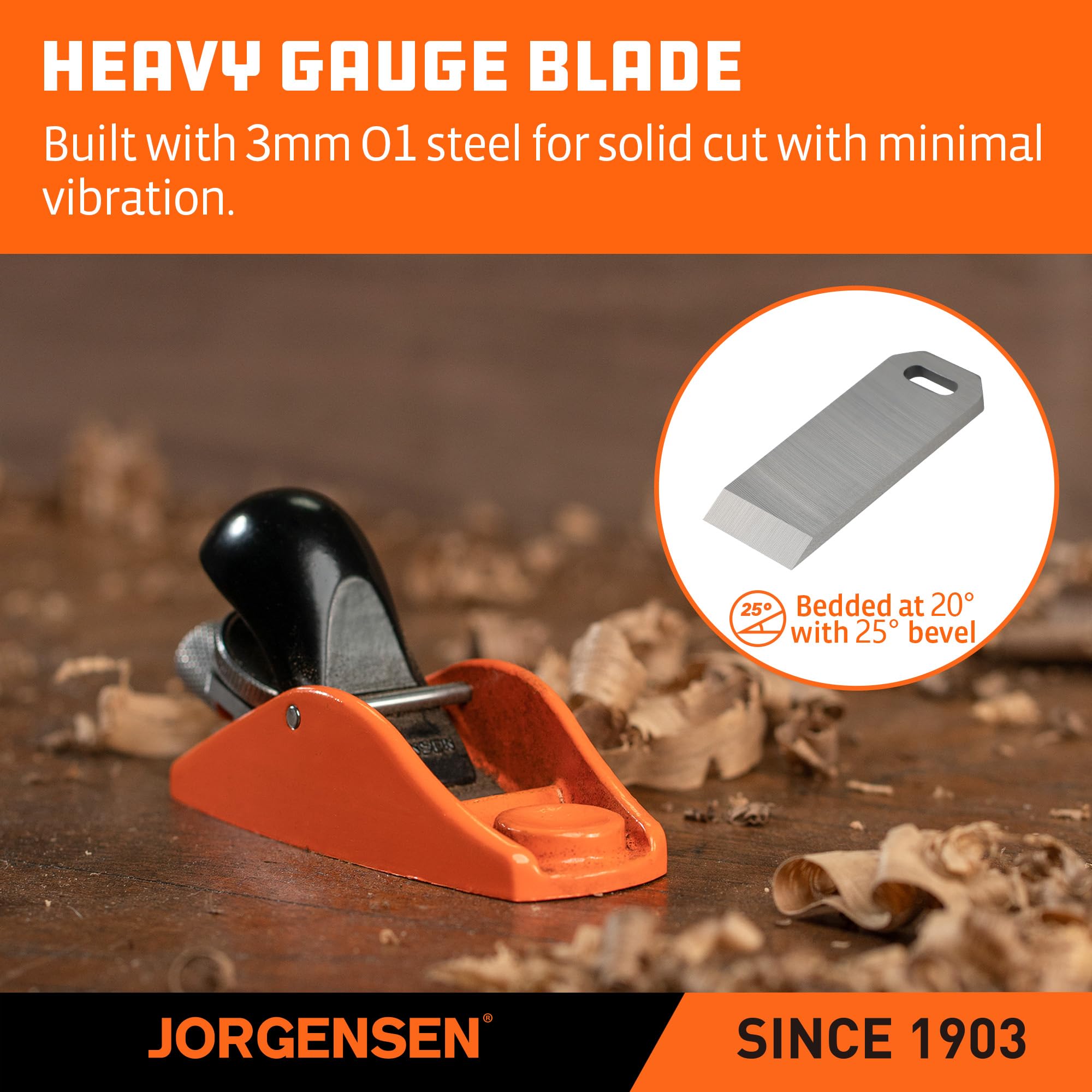 Jorgensen No. 101 Mini Wood Planer - Hand Planer -3 Jorgensen No. 101 Mini Wood Planer - Hand Planer -3