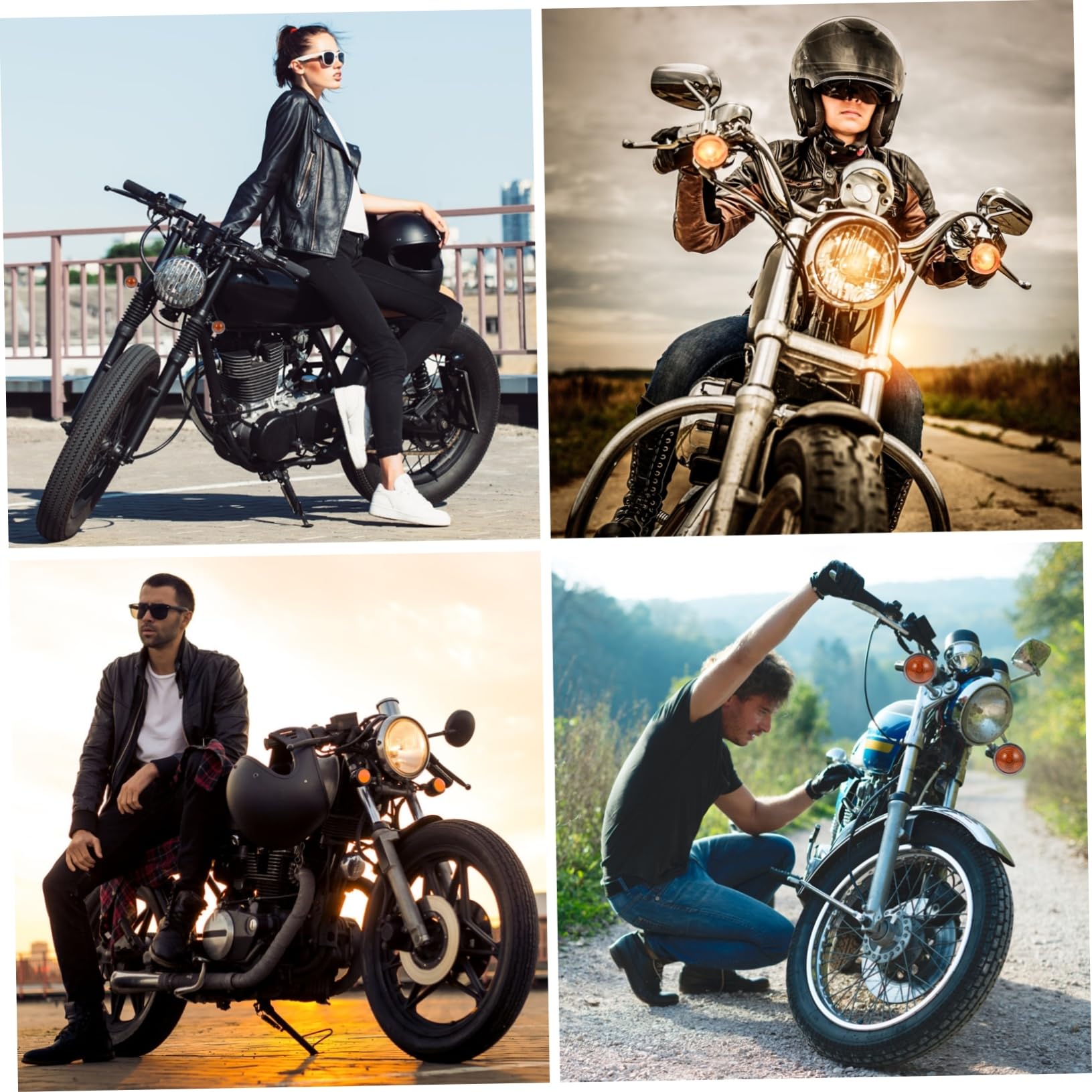 4 kierunkowskazy LED do motocykli, w stylu retro, łatwe w montażu