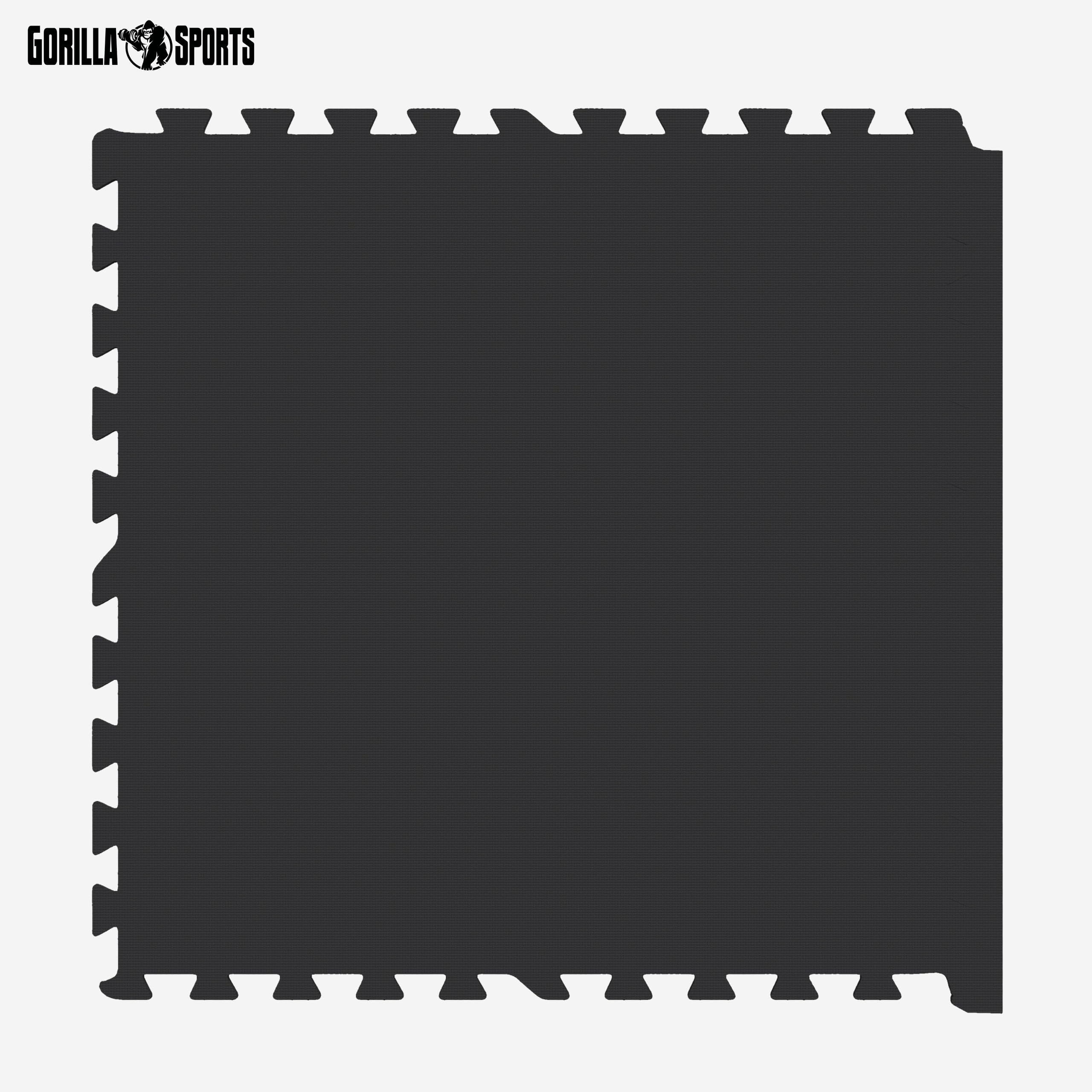 Gorilla Sports Protection Tapis Kit 6 Tapis 12 Embouts Puzzle Sol Fitness