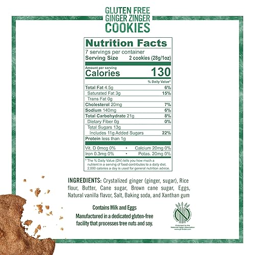 Miniatura 47 de Tate's Bake Shop Galletas de limón sin gluten, galletas sin gluten, 4 bolsas de 7 onzas