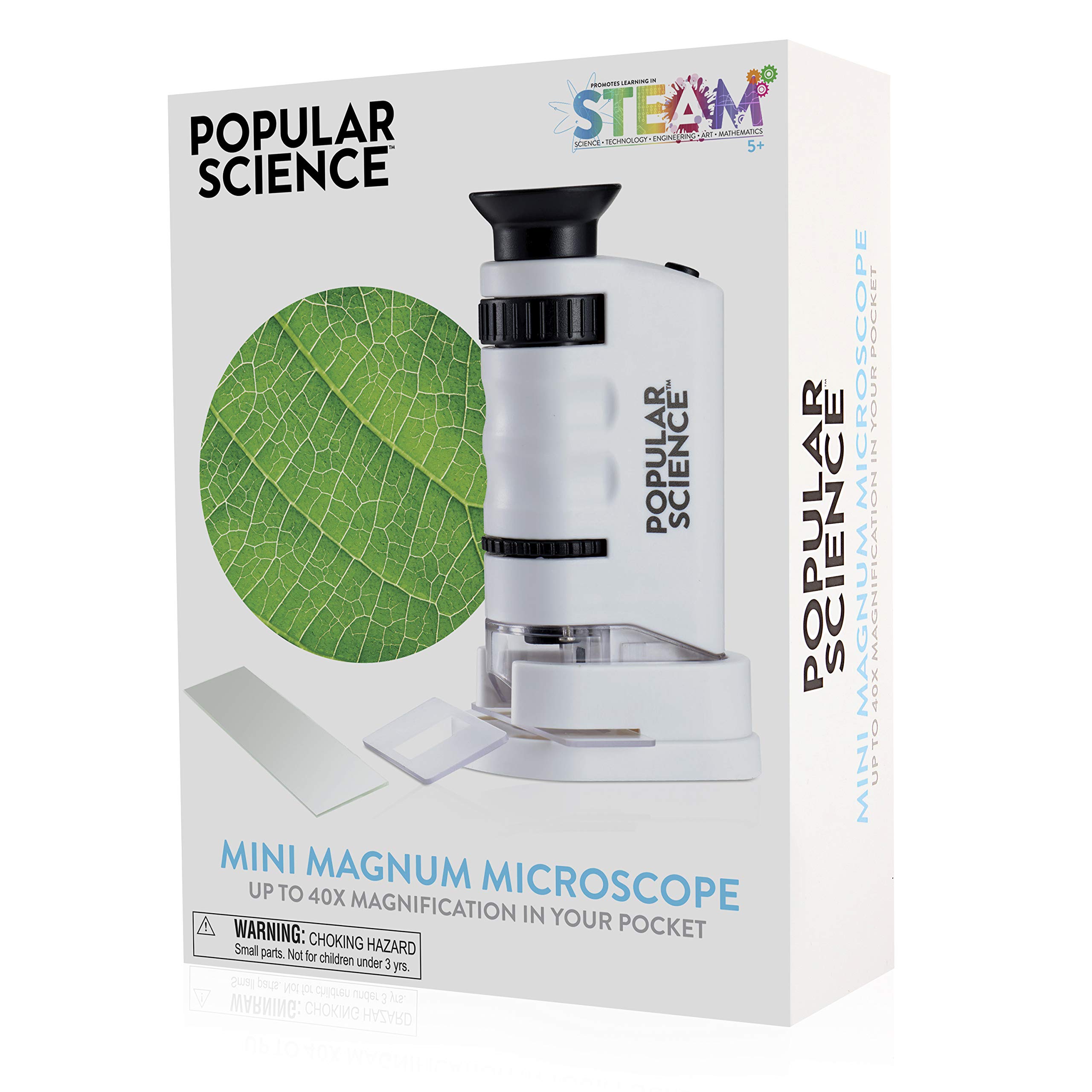 POPULAR SCIENCE - Mini-Magnum Pocket Handheld Microscope for Children